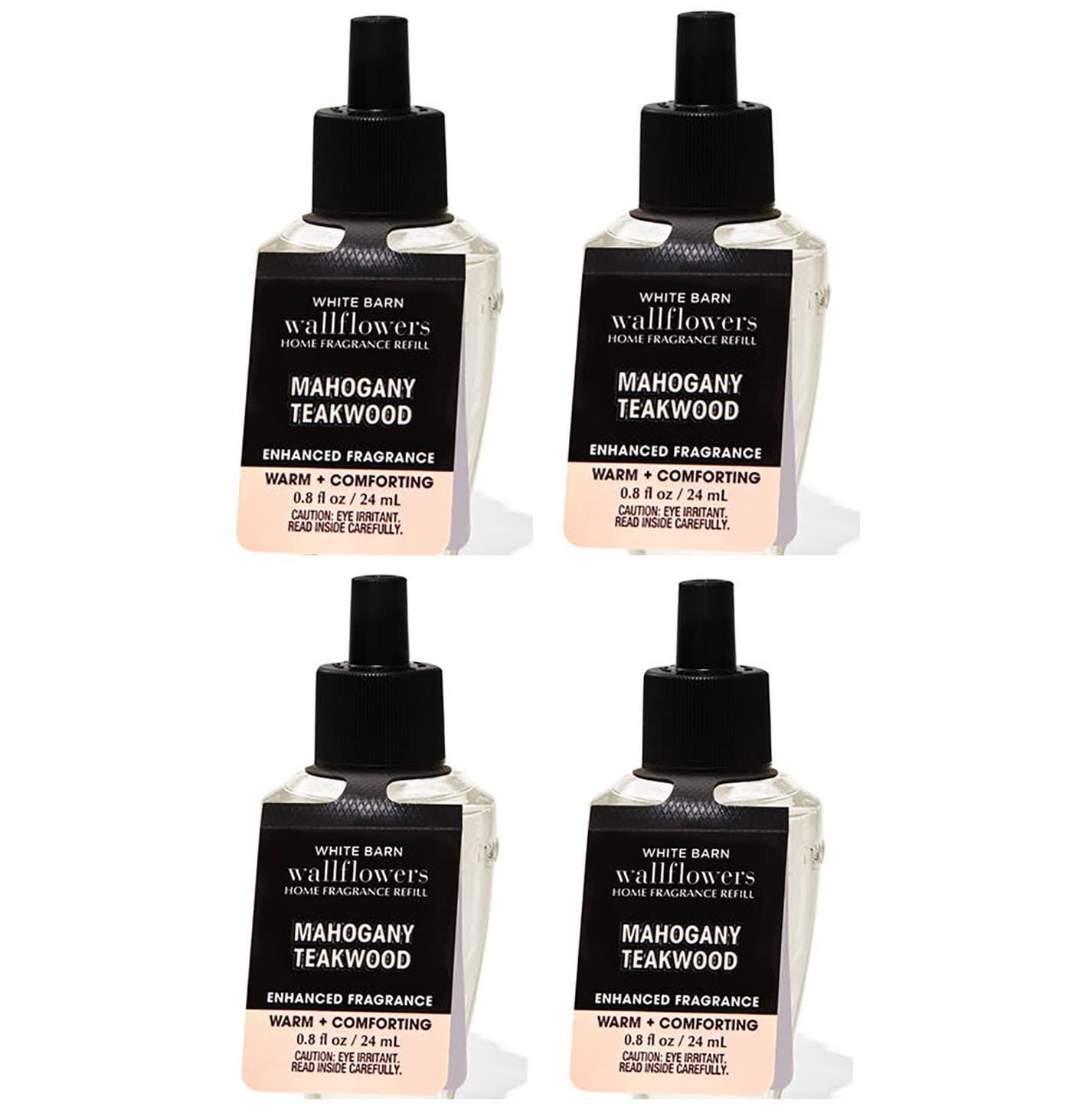 e760654d1f85d05c6d5056ab56267c6851062741335bd03a81b869e5f3bf5b9b.jpg Bath & Body Works Wallflowers Fragrance Refill 0.8 oz 4 Pack (Mahogany Teakwood) - Image 1