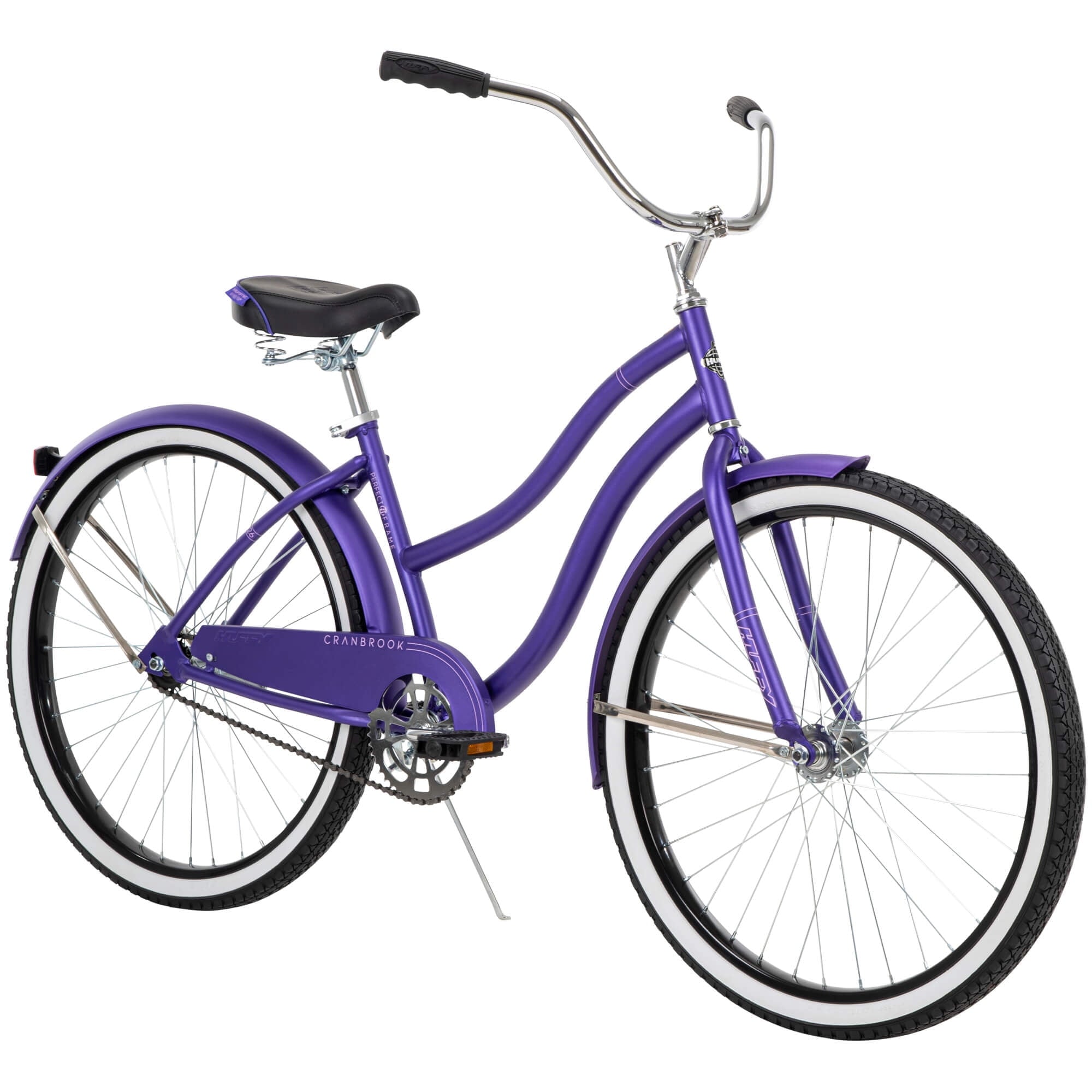 e783eb642810043a8f435d7c0f4f480e0c5a7804611dbff387c1e72ac3770167.jpg 26 Cranbrook Women's Beach Cruiser Bike. Purple - Image 1