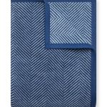 ChappyWrap Harborview Herringbone Blanket - Navy