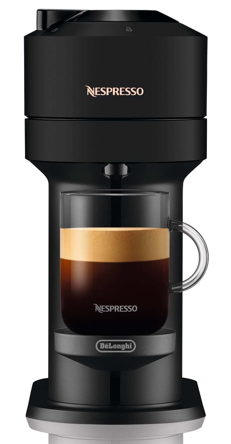 e799a0983b75b5686a293cb405907b3a7c87befb70b78dd9d99bda269a79c51c.jpg Nespresso Vertuo Next Coffee and Espresso Machine by De'Longhi - Limited Edition Black Matte - Image 1