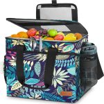 Collapsible Soft Cooler Bag,50 Cans Insulated Lunch Bag,Beach Cooler, Ice Chest,Large Leakproof Camping Cooler,Portable Travel Cooler for Grocery