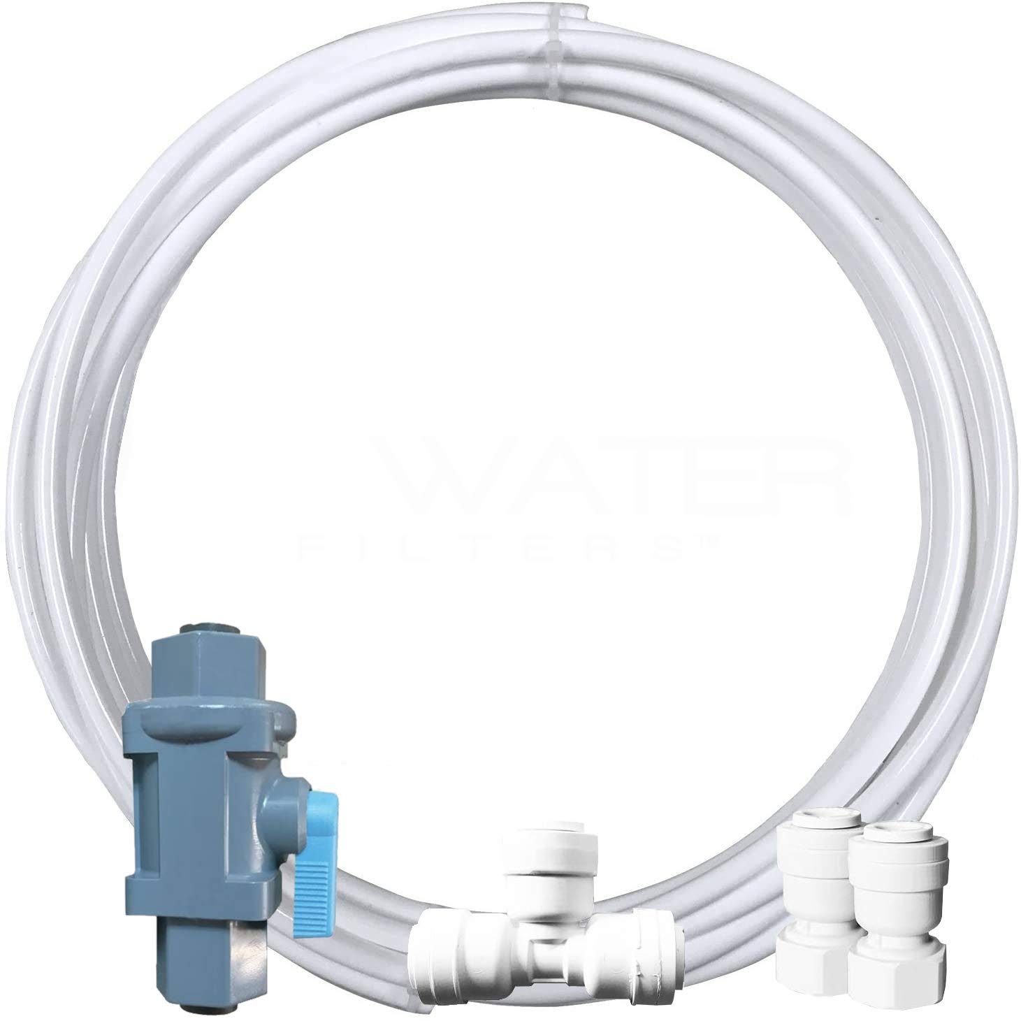 e7d4fd5e7359ced3d3c1cfe94b0d35da2ab617450ace5d906b3e226b64ea165c.jpg Purewater Filters Water Line Hookup and Installation Kit for Refrigerators and Ice Makers - Image 1