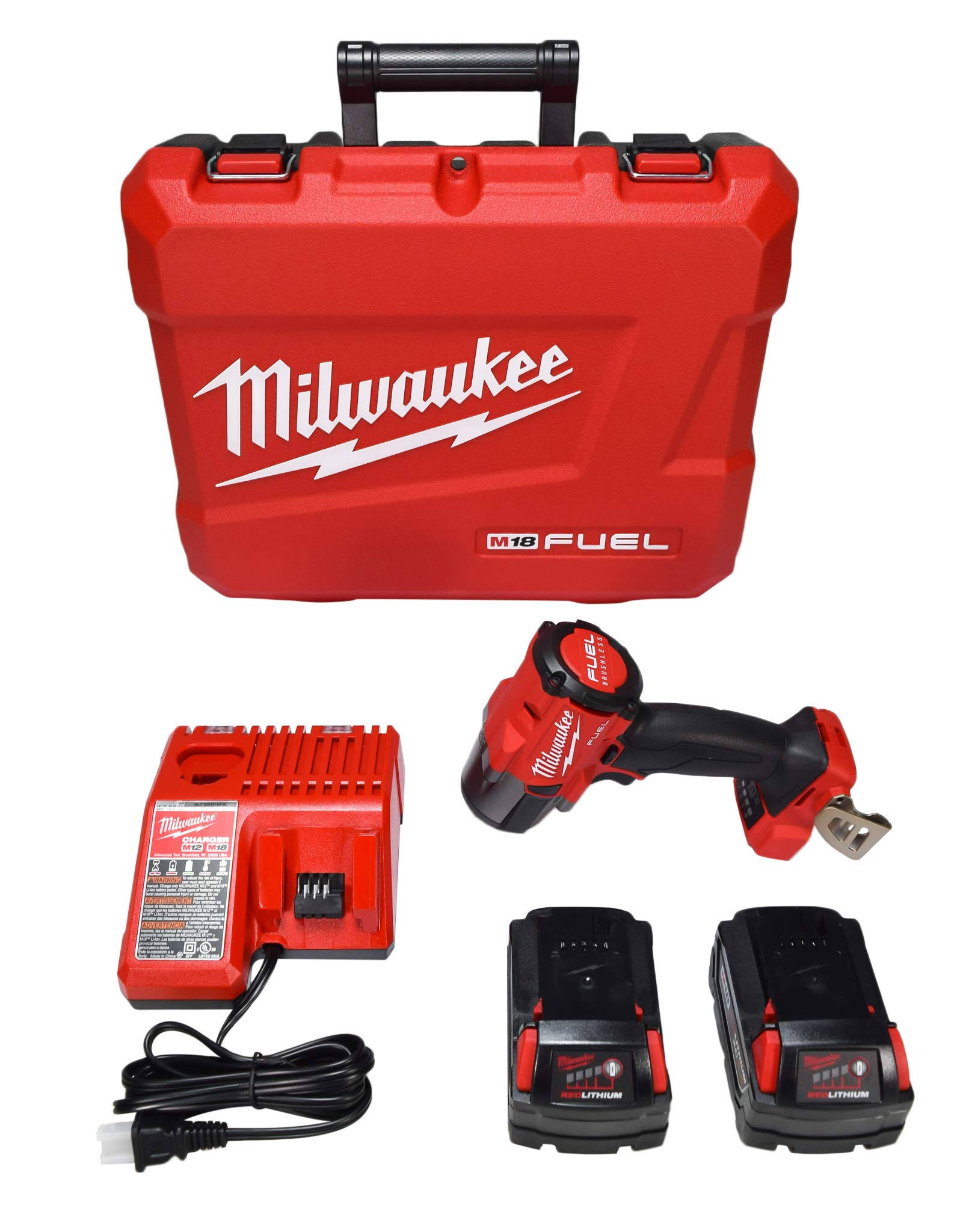 e7e13ffe6671e69a28e53b67c196b9cc6b7b0bf1c84a42d35c8e0d15bfe2f3f9.jpg Milwaukee 2962-22 M18 Fuel 1/2" Mid-Torque Impact Wrench w/ Friction Ring Kit - Image 1