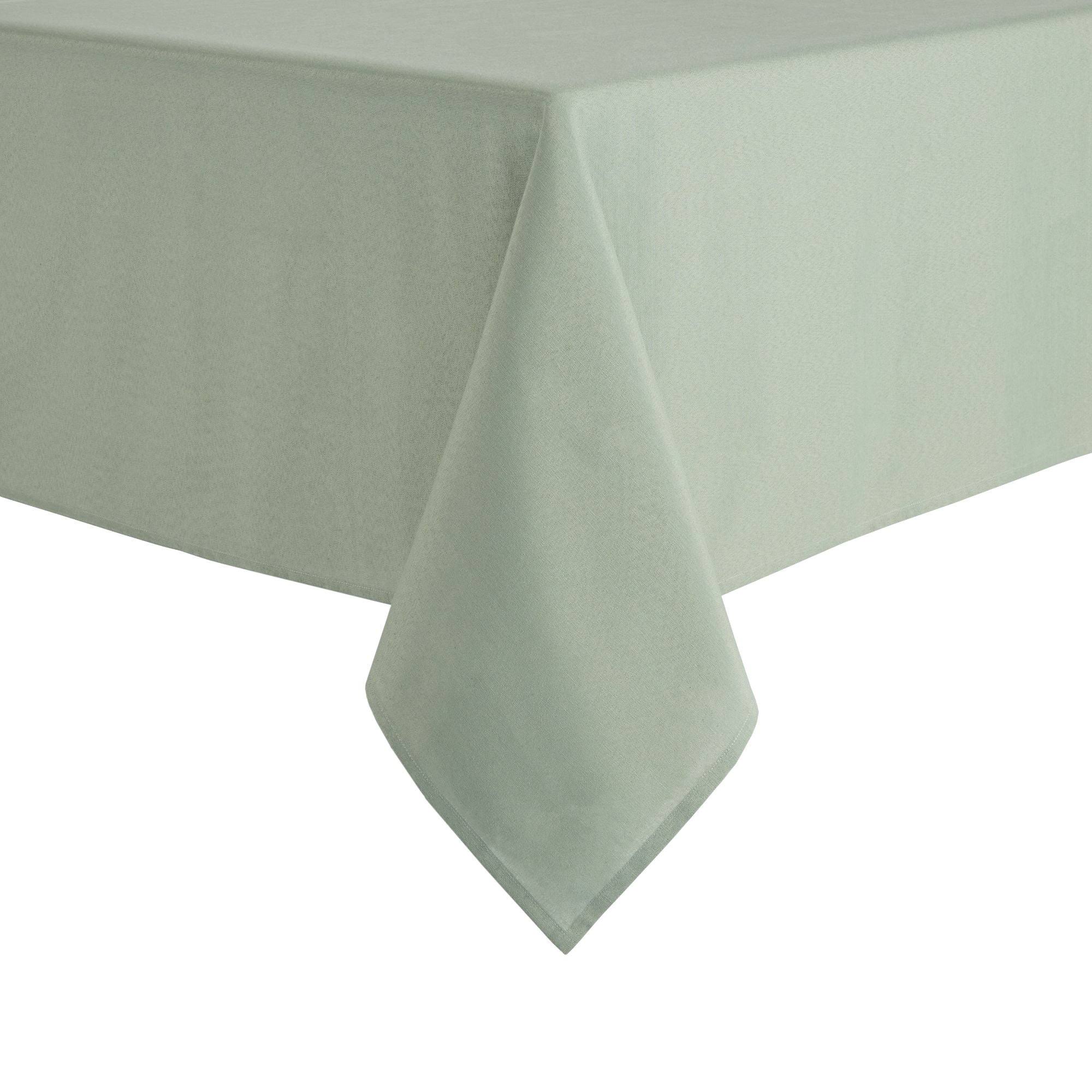 e7e2ac066d5f957a7f66d6e8764fb660021d549238a09e268c5cacf9839958e0.jpg Mainstays Rectangle Yale Tablecloth - Green - 60 x 102 in - Image 1