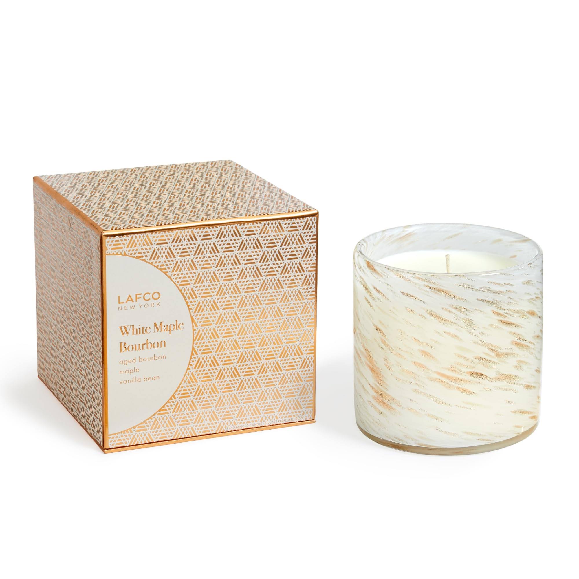 e82b269302b248abfe84177c431095e23ee06a247c3f6ee123c57d85b7a00e95.jpg Lafco White Maple Bourbon Candle 15.5 oz (Signature) - Image 1