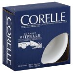 Corelle Bowls, Vitrelle, Winter Frost White, 18 Ounce - 6 bowls