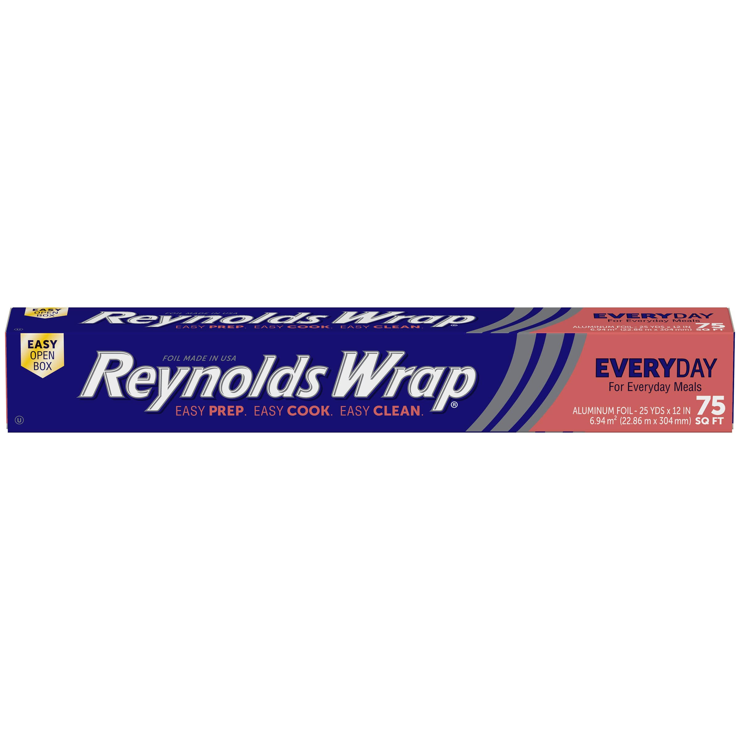 e844ffe367193b7046ca72429de9ad3ceb1ac353c6040ae80fa8c3ae72f5ac4c.jpg Reynolds Wrap Aluminum Foil, Everyday, 75 Square Feet - Image 1