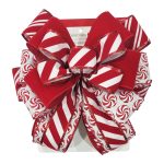 20.5" Peppermint Stripe Christmas Tree Bow Topper by Ashland by Celebrate It | Michaels