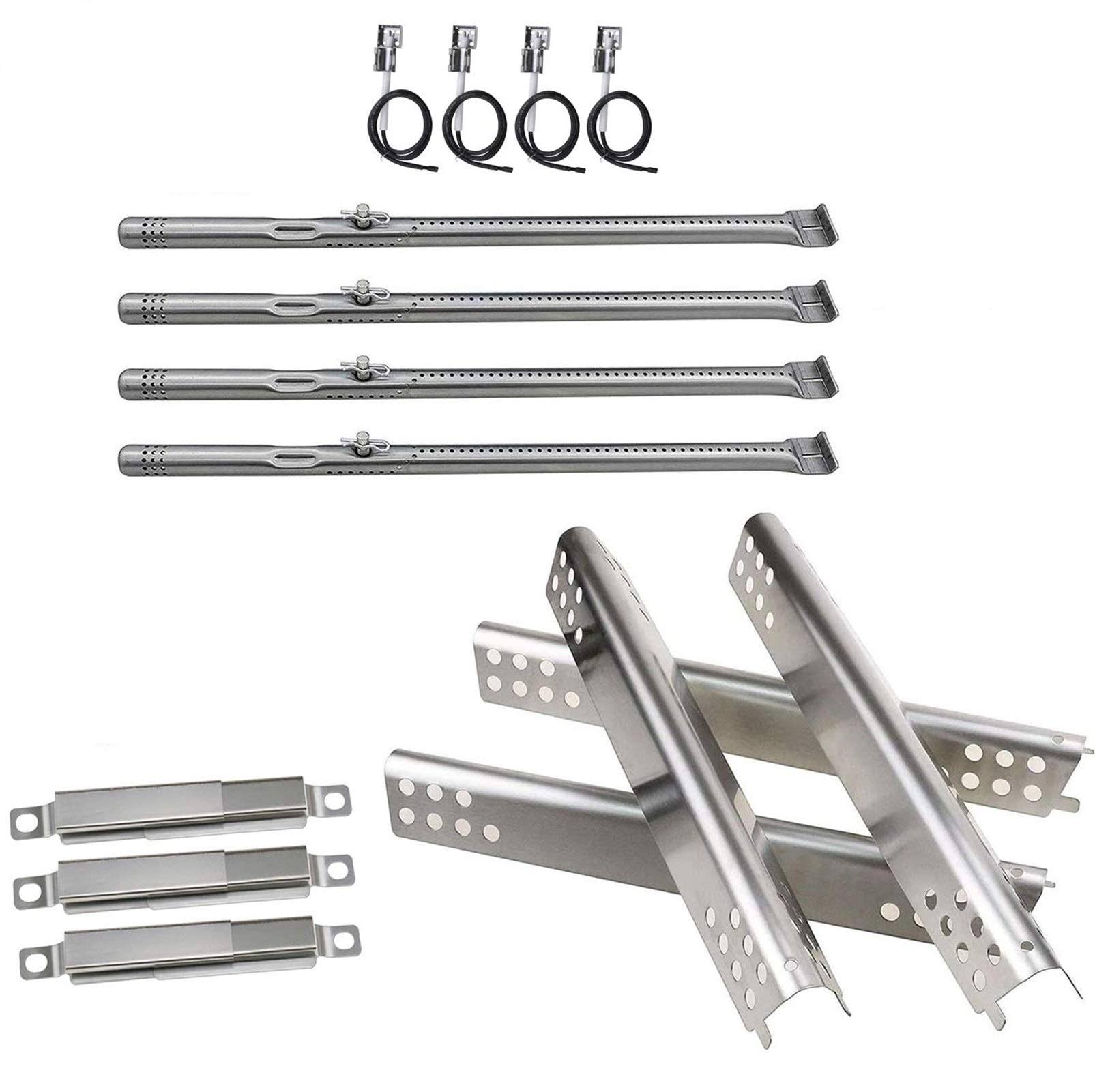 e8f8c92aa27d3f60821f759f4ae46de10ae51c153de9986ab5778b33a055740d.jpg Replacement Parts for Charbroil Advantage 463344116 Grill, Grill Pipe Burner, Heat Plate Shield, Adjustable Carryover Tube and Grill Igniter - Image 1