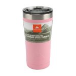 Ozark Trail 20 oz Stainless Steel Tumbler, Double-Wall, Vacuum-Sealed Pink