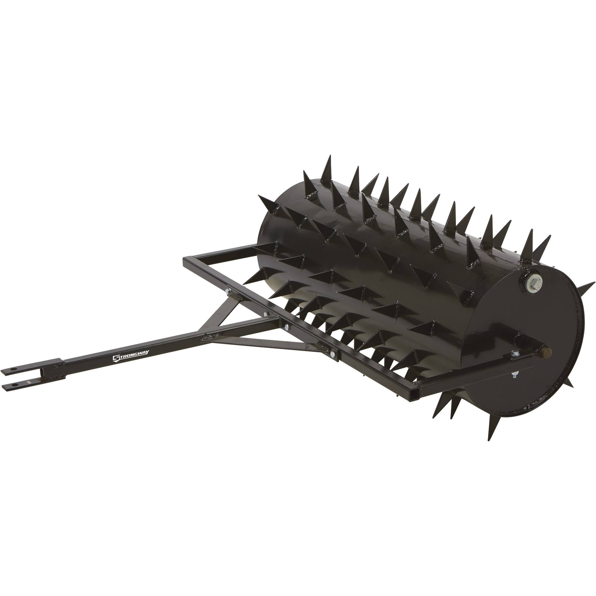 e97802e61cf4d1541b9c23ded0ac67932ef1bbc50ff204514d3f398549879e25.jpg Strongway Drum Spike Lawn Aerator - 36Inch W, 78 Spikes - Image 1