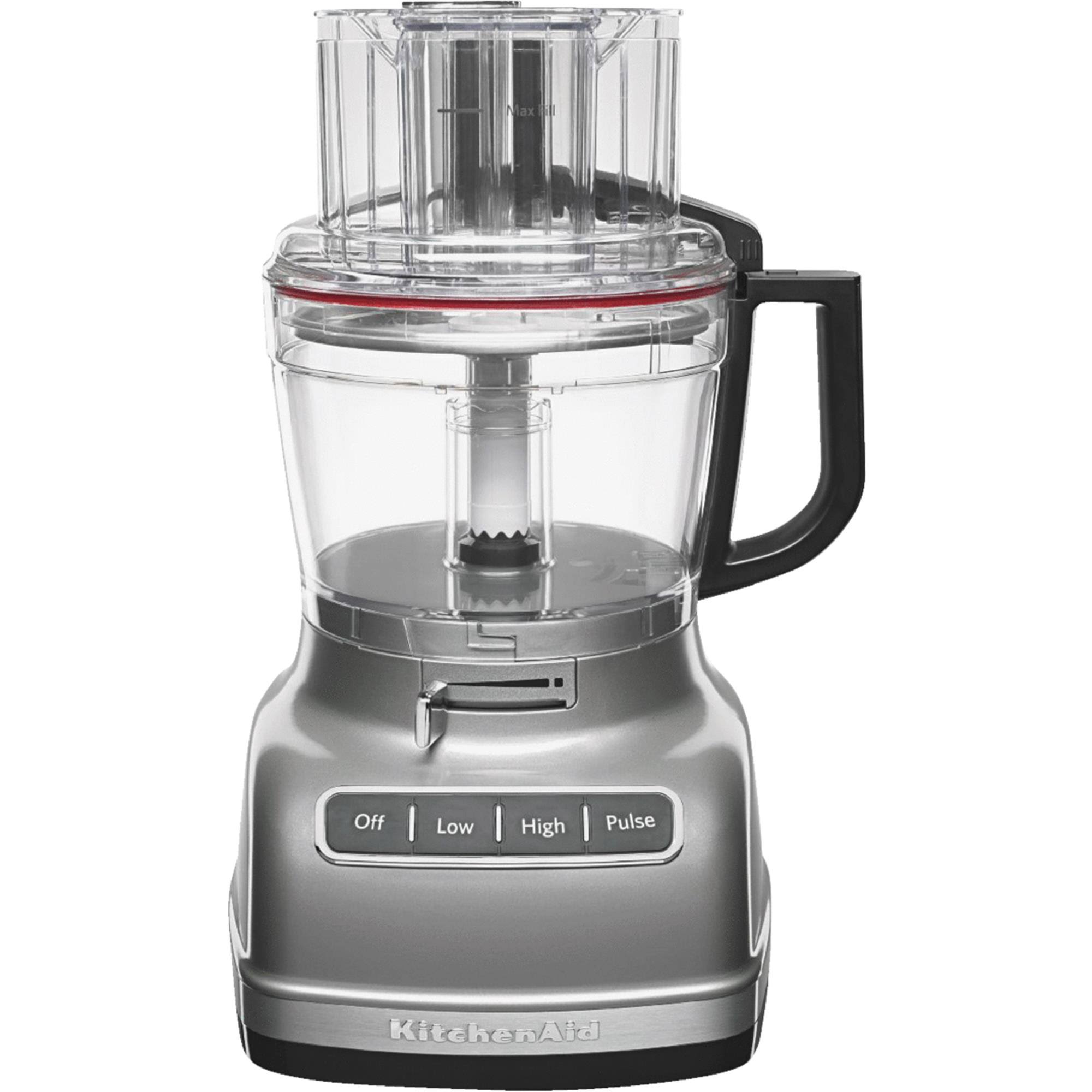 e991d12d16cb8a4d404c0d640bc8300153513053026a2501310053c624f31cbb.jpg KitchenAid 11-Cup Food Processor with ExactSlice System KFP1133CU - Contour Silver - Image 1