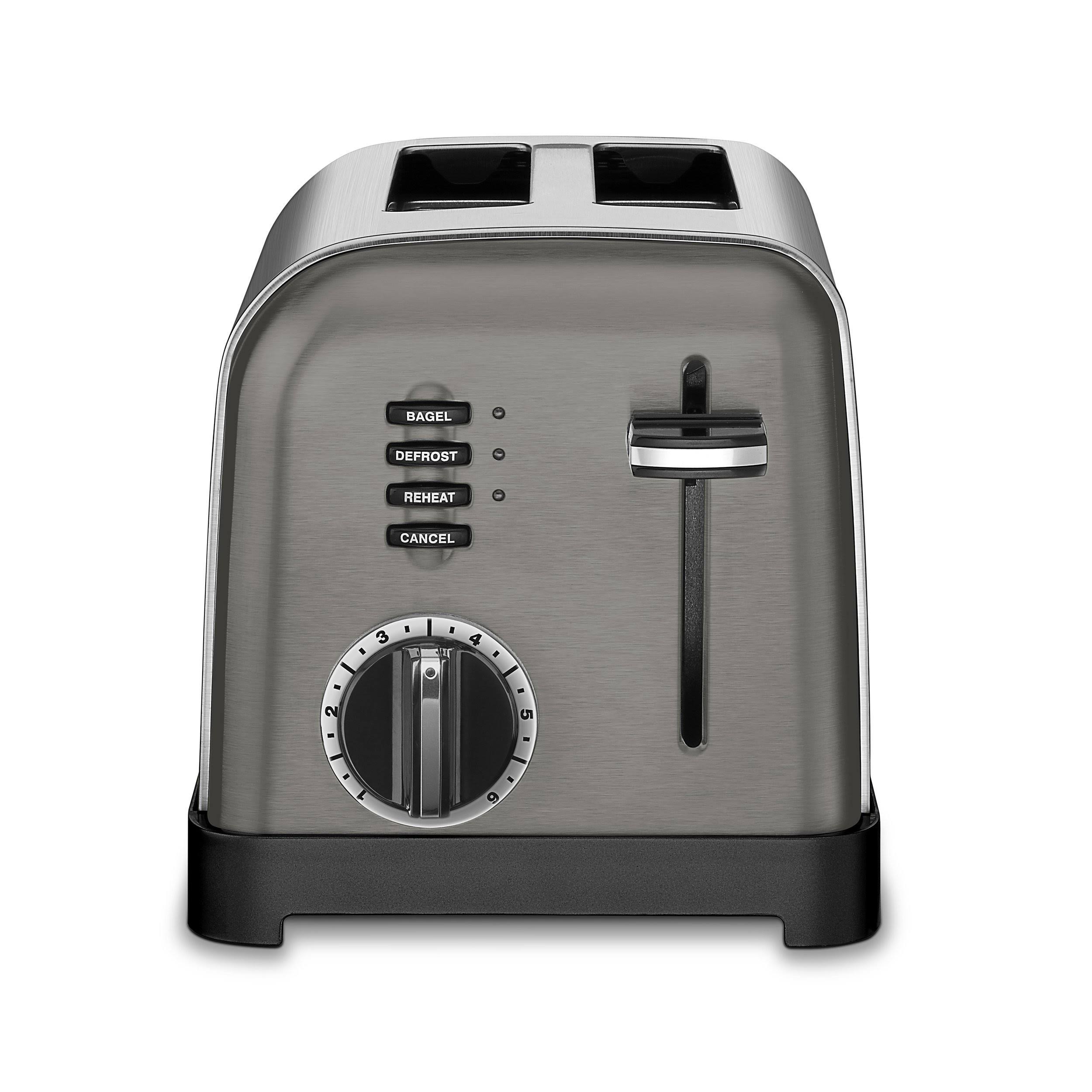 e9a07ec2e6ffe40ab1928eb15e7d0472bc2acce453b2c0e68e87437baf141232.jpg Cuisinart 2-Slice Classic Toaster - Black/Stainless - Image 1