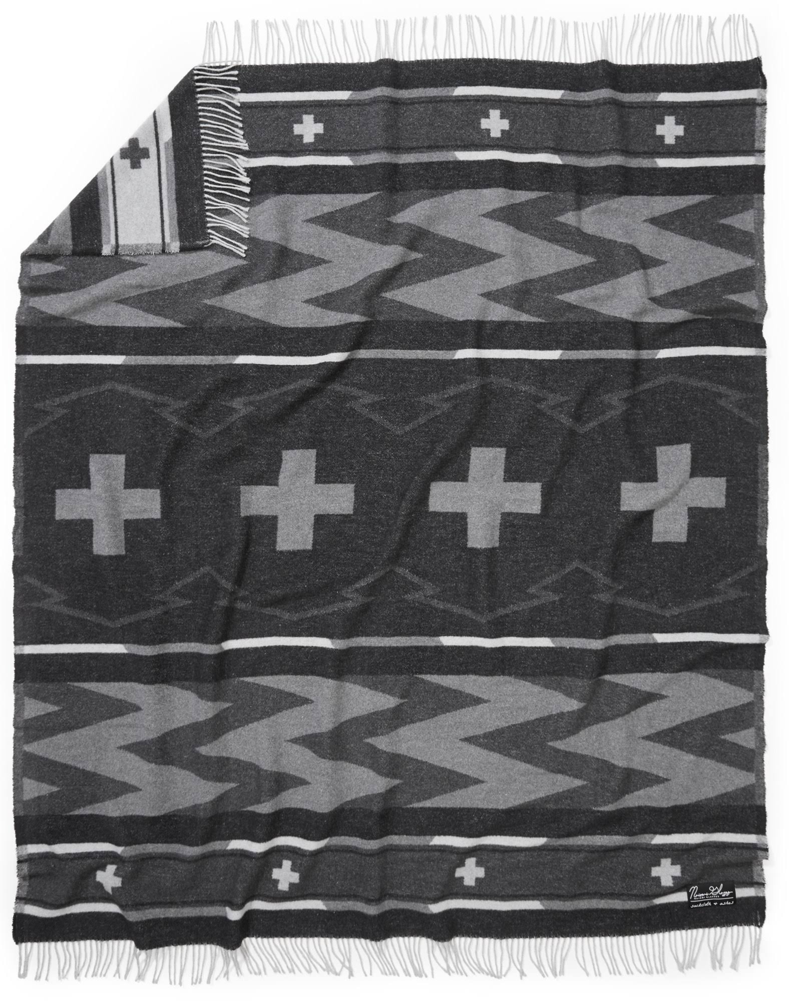 e9cbdae6febb97644c5d0bcef13cbfe3fa7c33c77b4096acafbb32a07602c8cb.jpg Sackcloth & Ashes Naiomi Glasses Blanket Black - Image 1