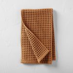 Waffle Hand Towel Warm Brown - Casaluna