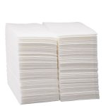 100 Count Luxury Linen Feel Disposable Guest Hand Towels in Bulk Soft & Absorbent Cloth Like Paper Napkin for Bathroom Kitchen Weddings Parties
