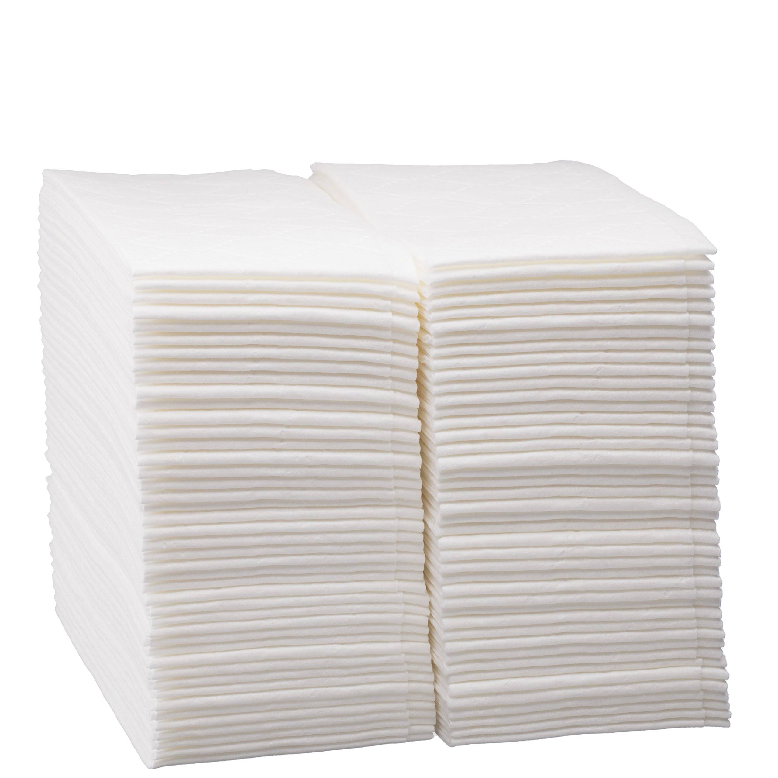 e9e93aeff514bfdfef0d0e6a46d4752fbe2829037ebb2a5fd17dce5d6eba1d99.jpg 100 Count Luxury Linen Feel Disposable Guest Hand Towels in Bulk Soft & Absorbent Cloth Like Paper Napkin for Bathroom Kitchen Weddings Parties - Image 1