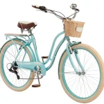 Cabo Cruiser Bike, 26 - Inch Wheels, Vintage - Style Womens Frame, Blue