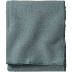 Pendleton, Eco-Wise Washable Wool Blanket, Shale Blue, Twin