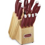 Cuisinart Color Pro Collection 12 Piece Cutlery Set, Red