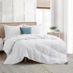 Puredown Lightweight Cooling Breathable White Down Comforter King