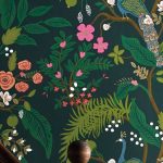 Rifle Paper Co Peacock Wallpaper, Emerald