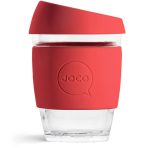 Reusable Glass Coffee Cup 12oz
