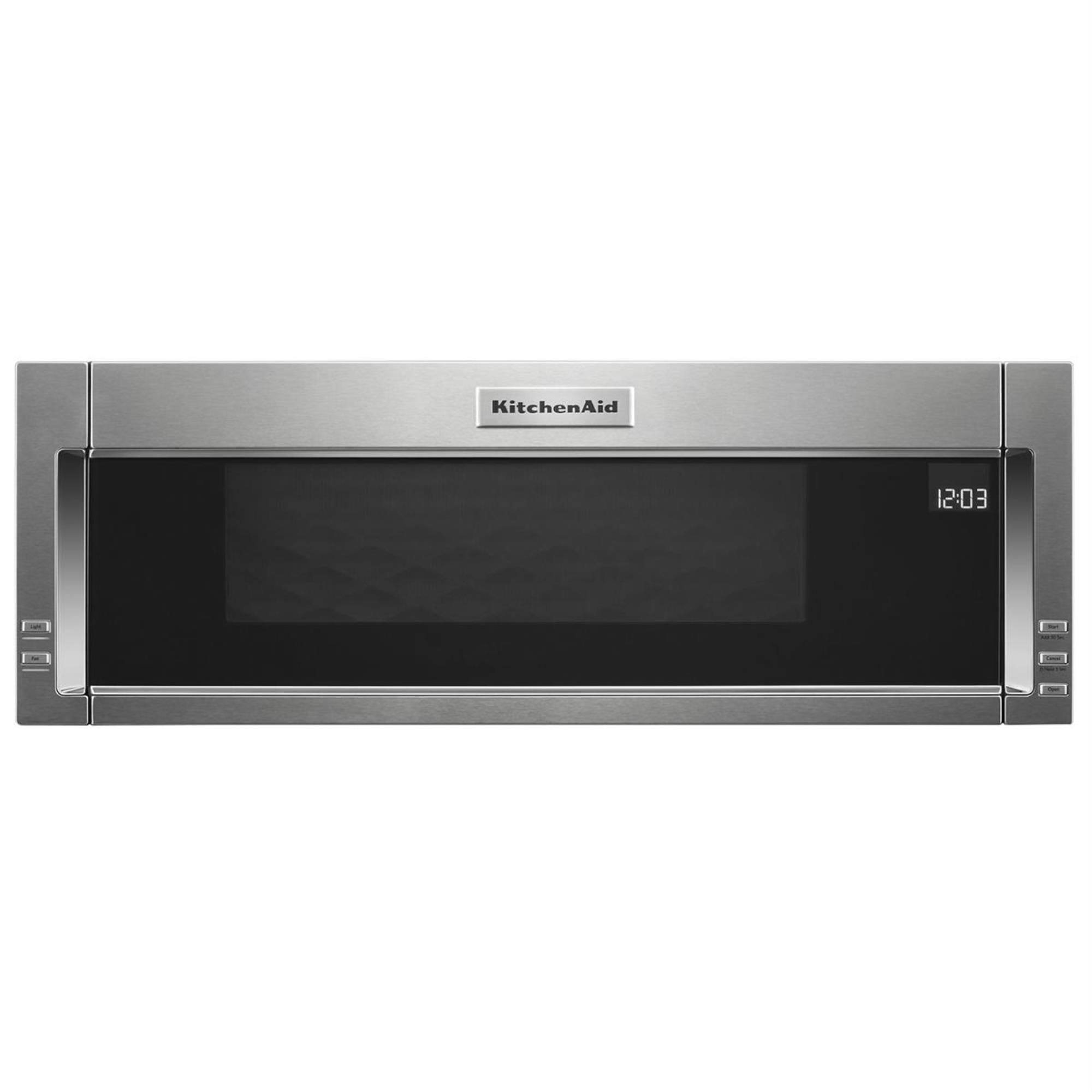 eaa0b1098c16199e7cb7b20402bc3c1dd875d58a0aa0679f91dfc9bc1a7aabc2.jpg KitchenAid 1000-Watt Low Profile Microwave Hood Combination (Stainless Steel) - Image 1