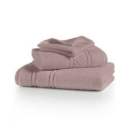 eaa6c6dee04e80445d6e17a73b4e8eb04449478b1dce03931341d7180d431687.jpg Martha Stewart 100% Cotton Geometric Jacquard Border Bath Towel - Blush, Size: 30 x 54 - Image 1