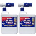 30 Seconds Outdoor Cleaner Hose End Sprayer | 2 Pack | Vinyl Siding Fences Patios & More