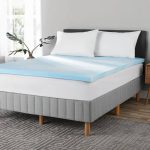 Mainstays 2" Blue Swirl Memory Foam Mattress Topper, Twin