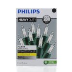 Philips 118108-104 Heavy Duty Mini 200-Bulbs String Light, Clear