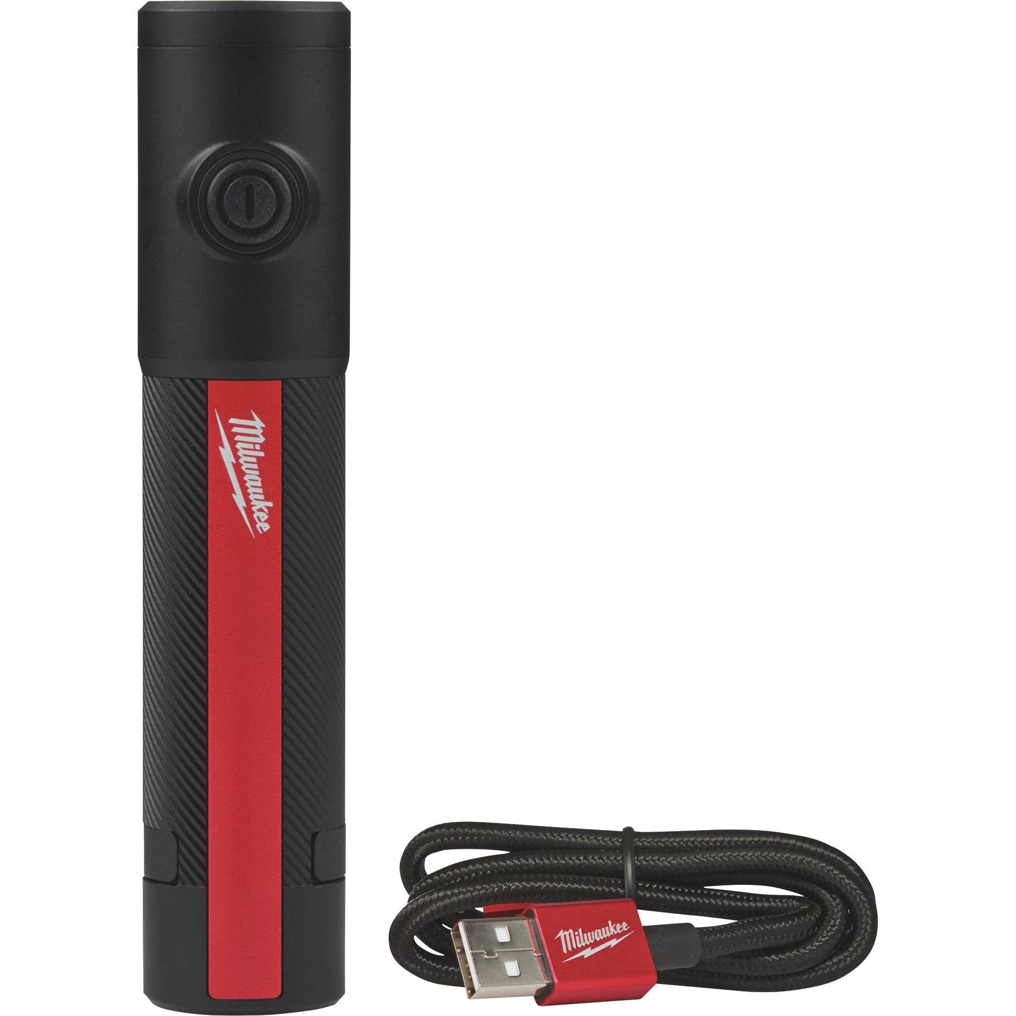 eb1731d12da0fe23d29254d31384818ec5c755e5db5b0824ff5c61d14ee2b559.jpg Milwaukee 2011R Rechargeable 500L Everyday Carry Flashlight w/ Magnet - Image 1