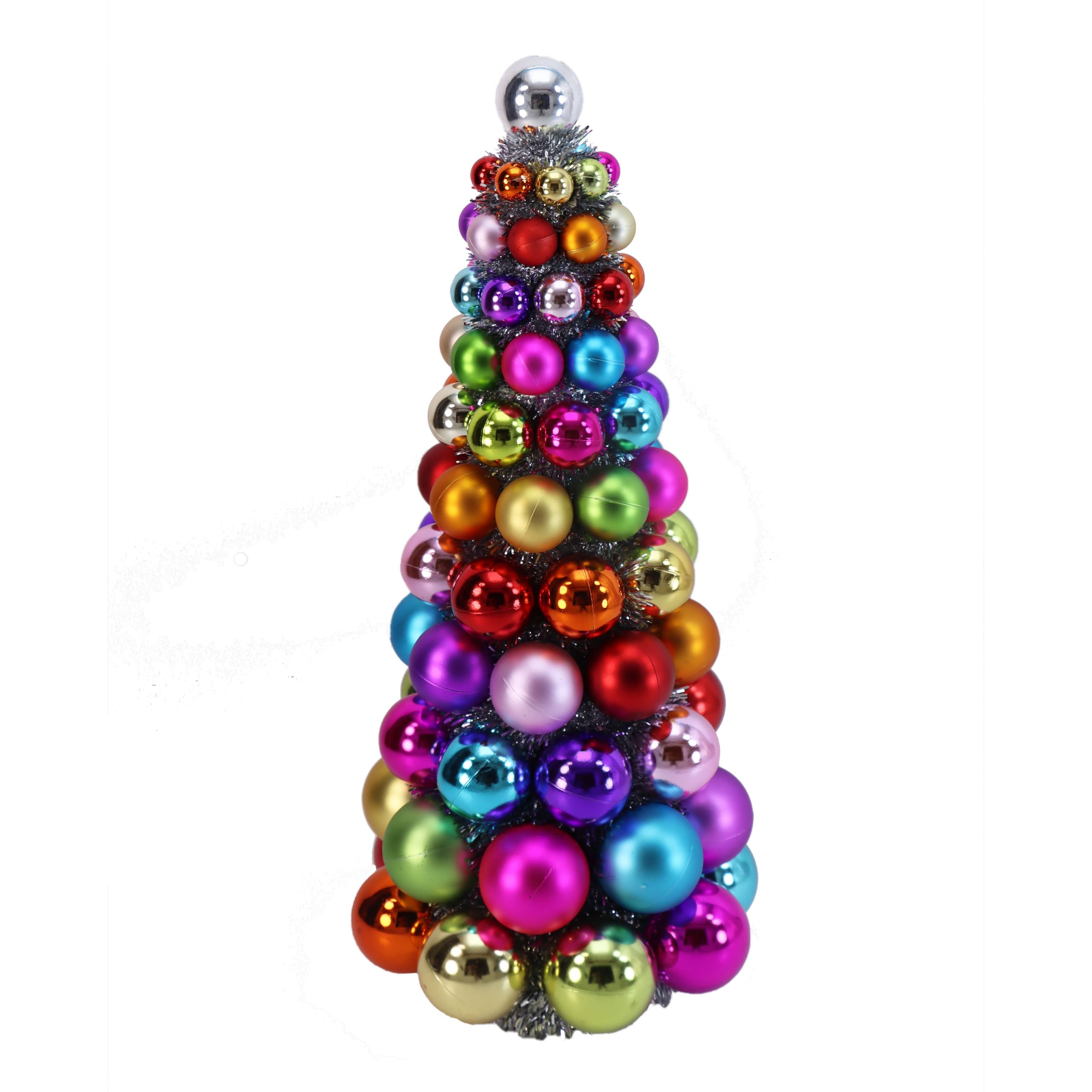 eb46d75655ea326433ffb431ee3ee6fb14b2d83e3b3fdb71cef6d8157605cf5b.jpg Multicolor 18.5" Bright Ornament Tabletop Tree by Ashland | Michaels - Image 1