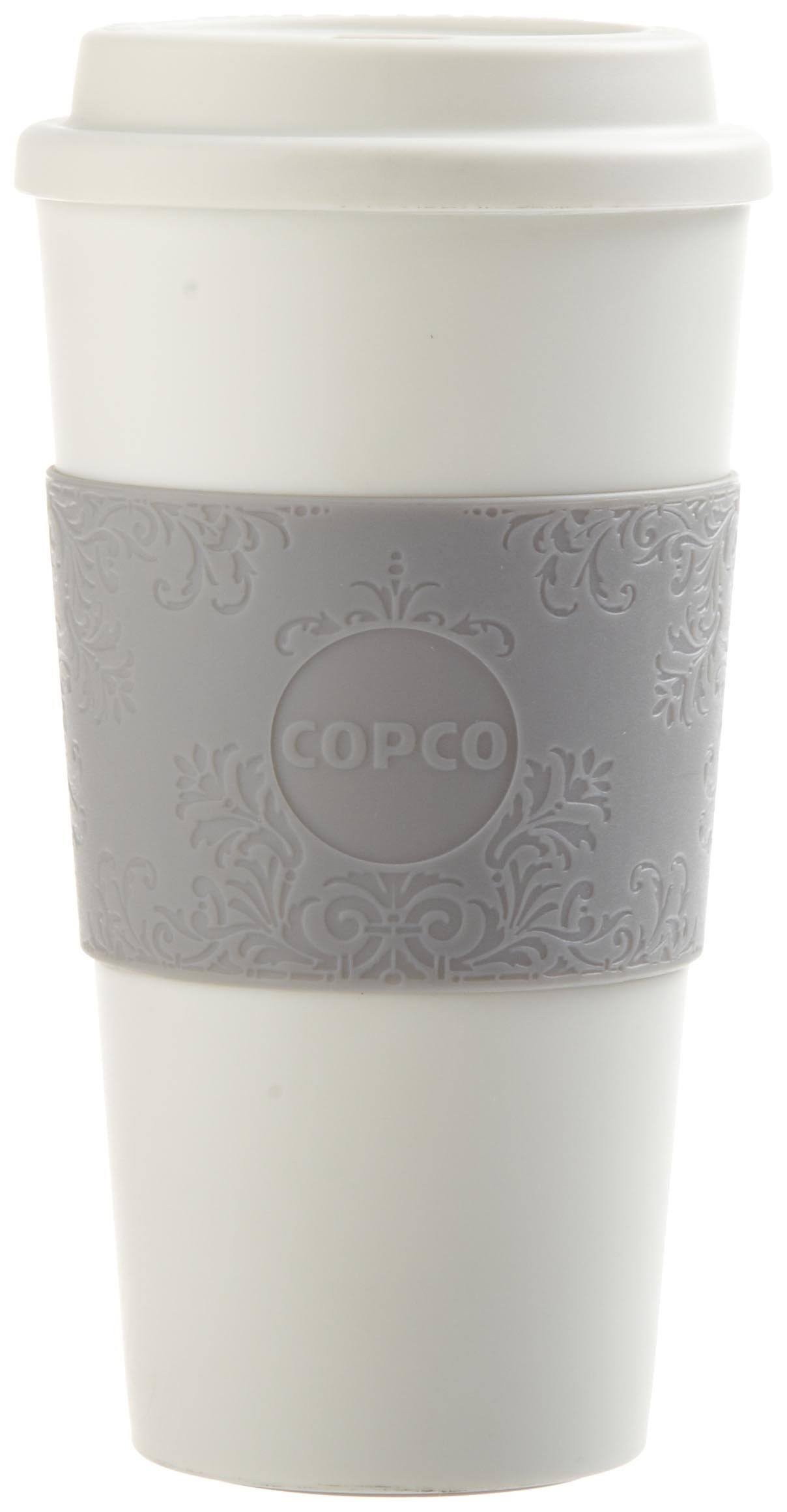 eb83183917663ea184951b9a5b100959458ddda37ad89d0042be202d27c7069a.jpg Copco Acadia Travel Mug, 16-Ounce, Damask Gray - Image 1