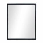 Mainstays Rectangular Wall Mirror - Black - 23 x 29 in