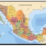 Map - Mexico Poster