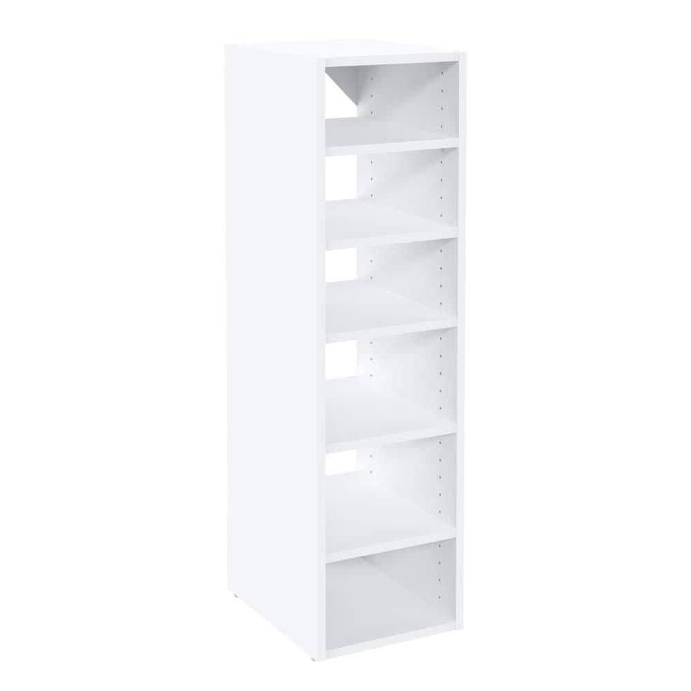 ClosetMaid Selectives 41-1/2 in. White Stackable 7-Shelf Organizer