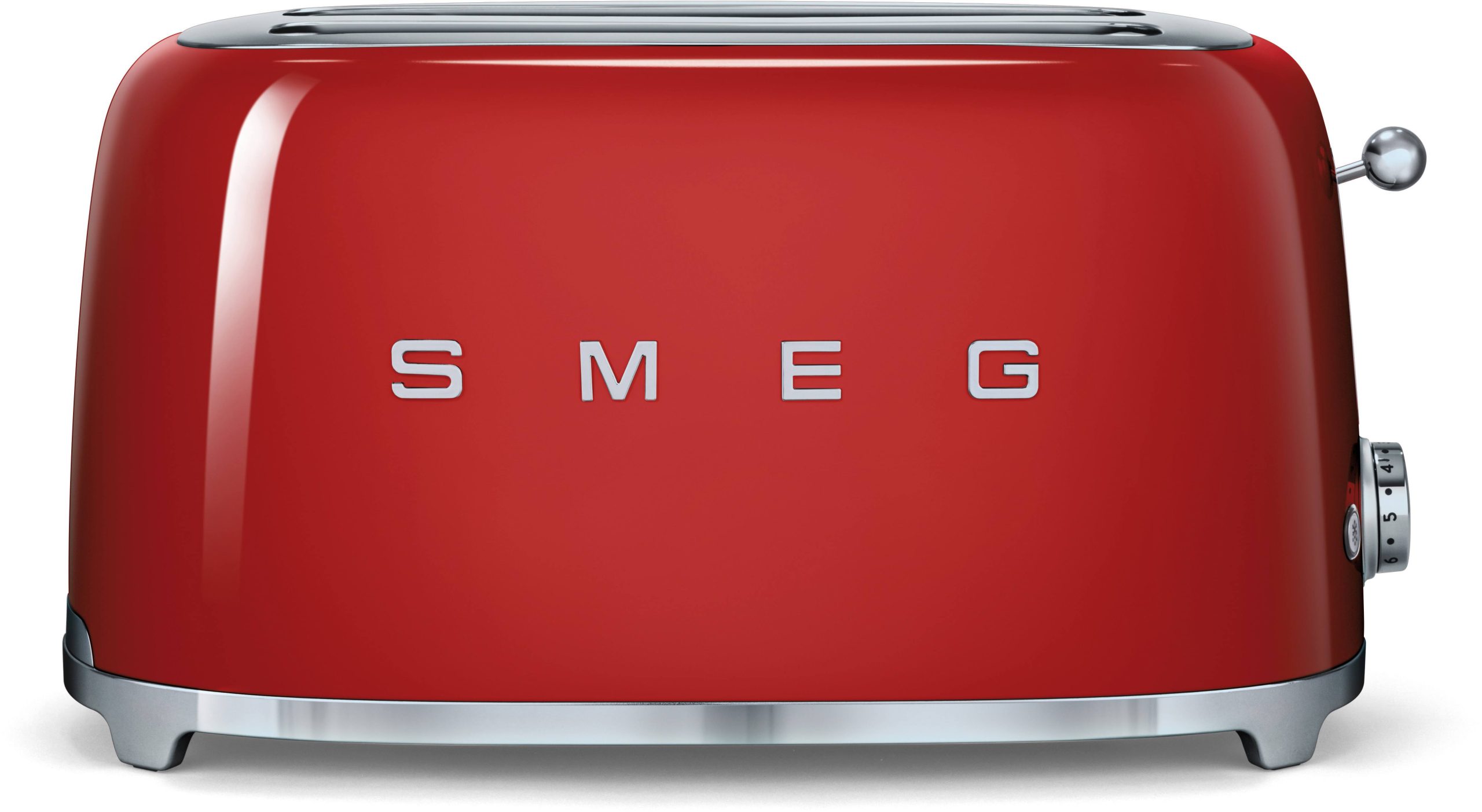 ec872cd84128c4f67bbd87a41eff4c8fba5e18a401674aac46f66f42eba143c5.jpg SMEG TSF02 4-Slice Toaster - Red - Image 1