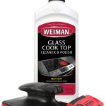 Weiman Complete Cook Top Cleaning Kit - 10 oz Cleaner & Polish, Scrubbing Pad, Cleaning Tool, & Cooktop Razor Scraper