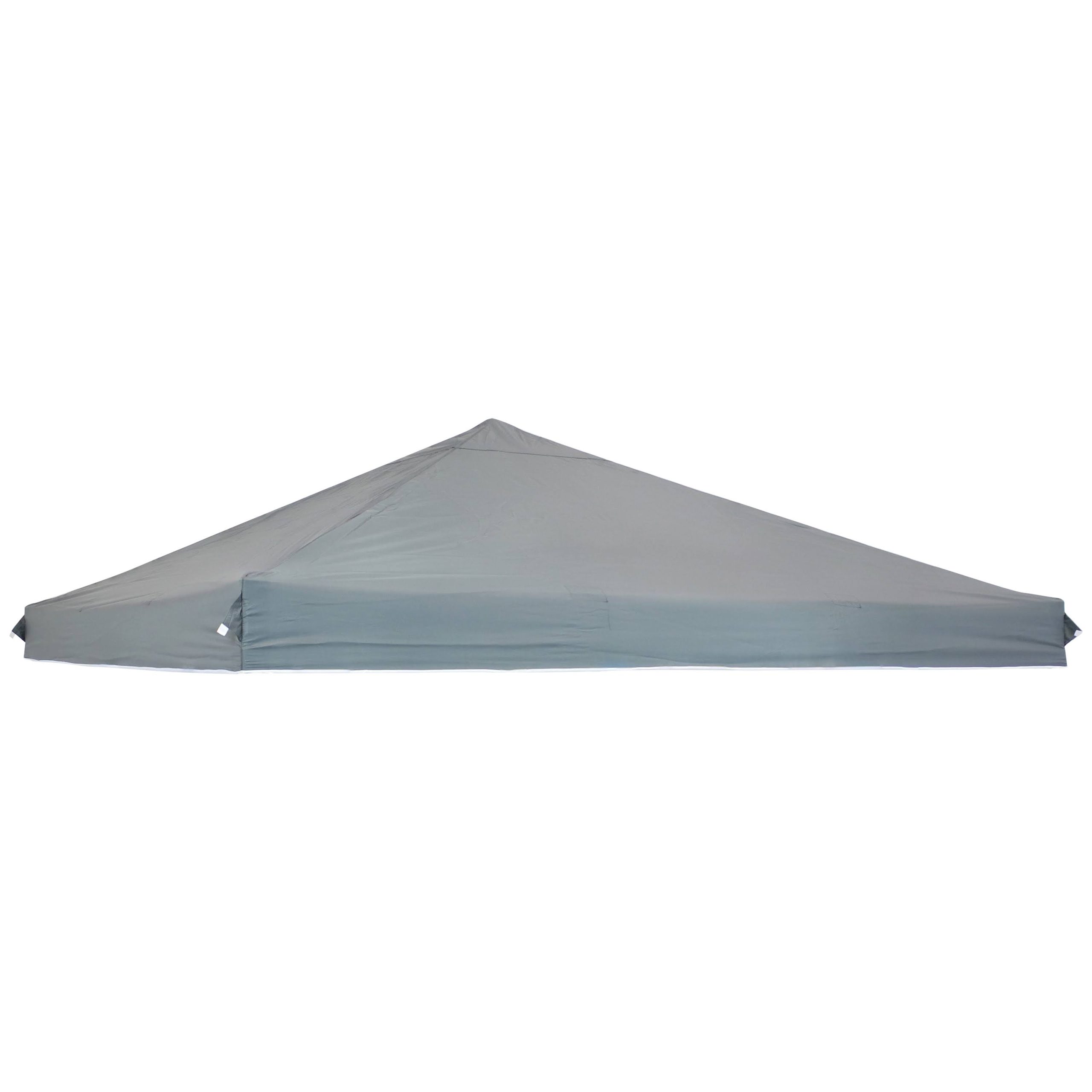 eccb985a8380482b781f0021e93d8aeec2bf3457bb3685ff420a2e6e2366dcaa.jpg Sunnydaze Decor 12x12 Foot Standard Pop-Up Canopy Shade - Gray - Image 1