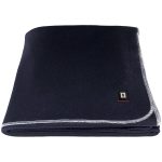 Ektos 90% Woolen Blankets, 90" x 66", Warmest Blanket, Washable Wool Blanket, US Navy Blanket (Navy Blue)