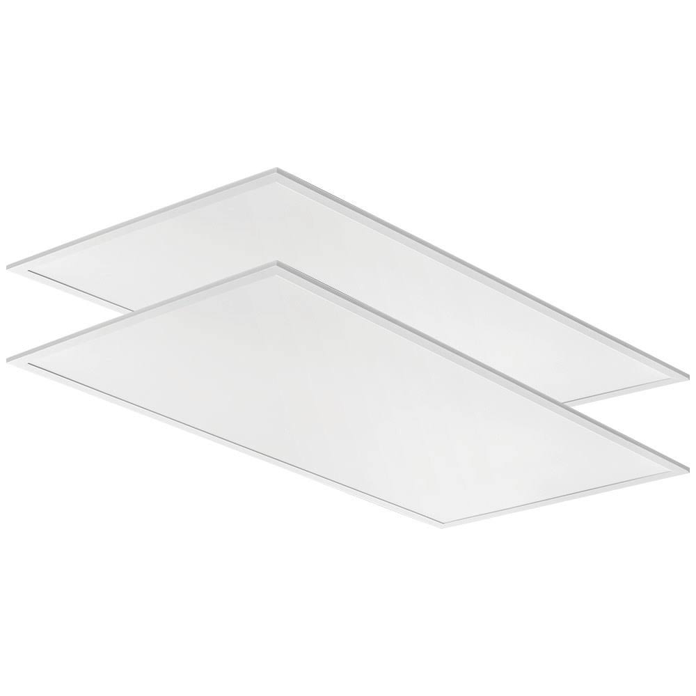 ecd76bda09ccc6286e9997193ad137fbdb450f38b0955f2132918af14d4689e6.jpg Lithonia Lighting 2-Pack 4-ft x 2-ft Cool White LED Panel Light - Image 1