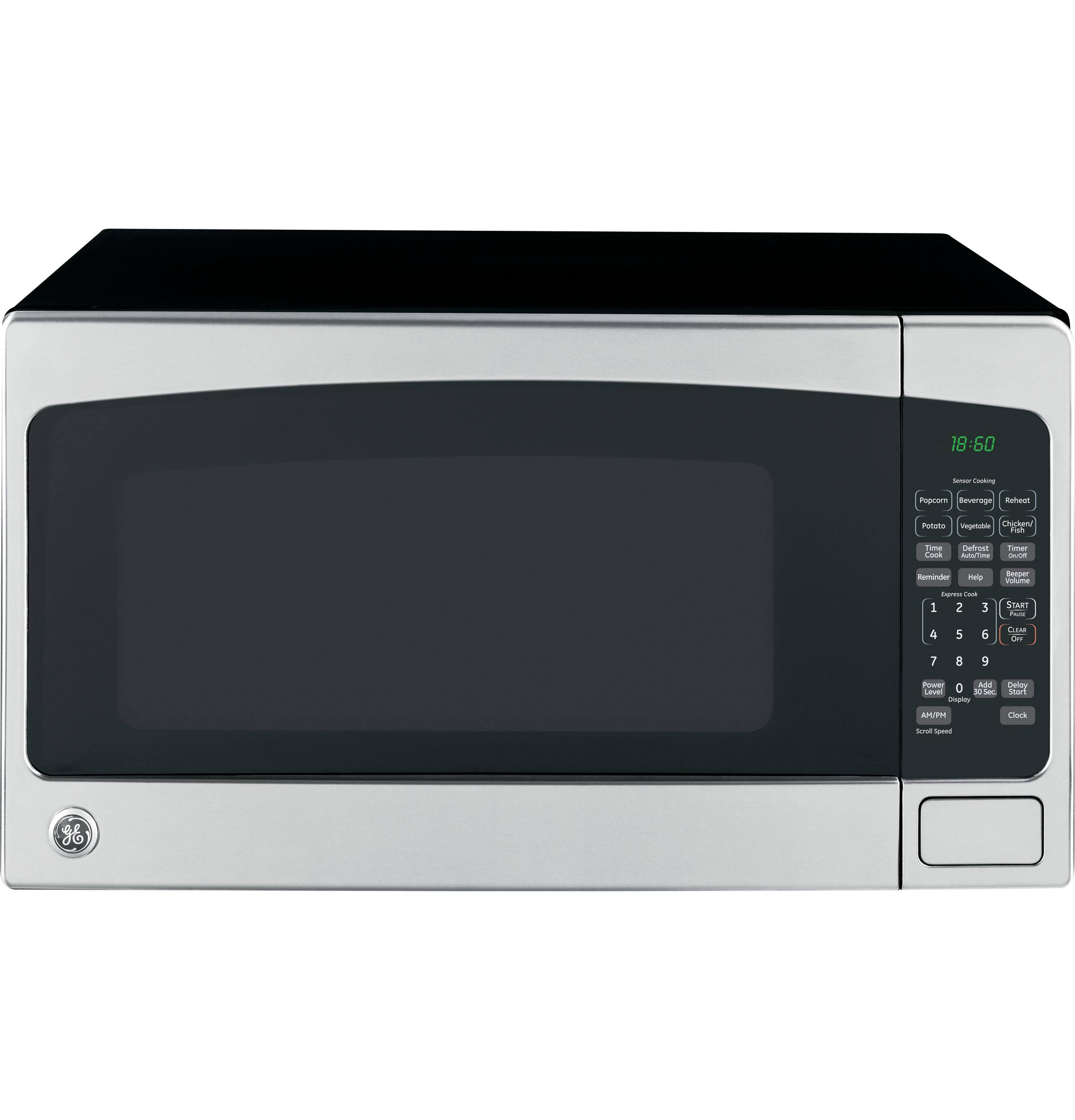 eced1323eeb4b81c2b1b71b0d466a90d7f9a54334615316328224a3bdcba9bfd.jpg GE 2.0 Cu. ft. Countertop Microwave Oven, Stainless - Image 1