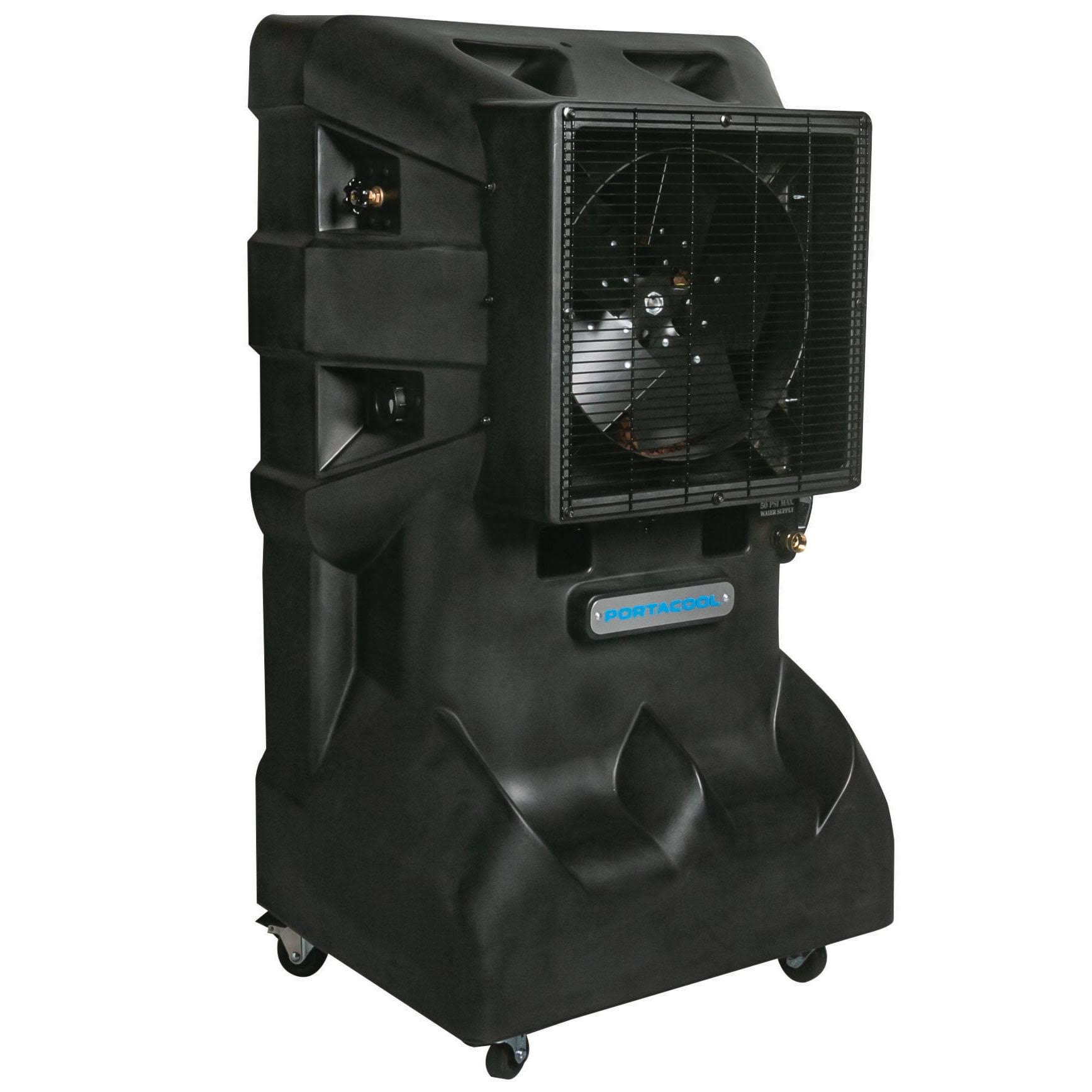 ecf956c8320f6a14cb8876a071d84180afc566cb53dd5b40cea9cdcd48bb2d19.jpg Portacool Cyclone 900 Sq ft Portable Evaporative Cooler 3900 CFM - Image 1