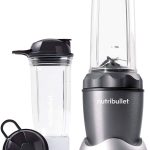 NutriBullet Pro 1000 Single Serve Blender Very Powerful 1000 Watts 7-Piece Set, Gray