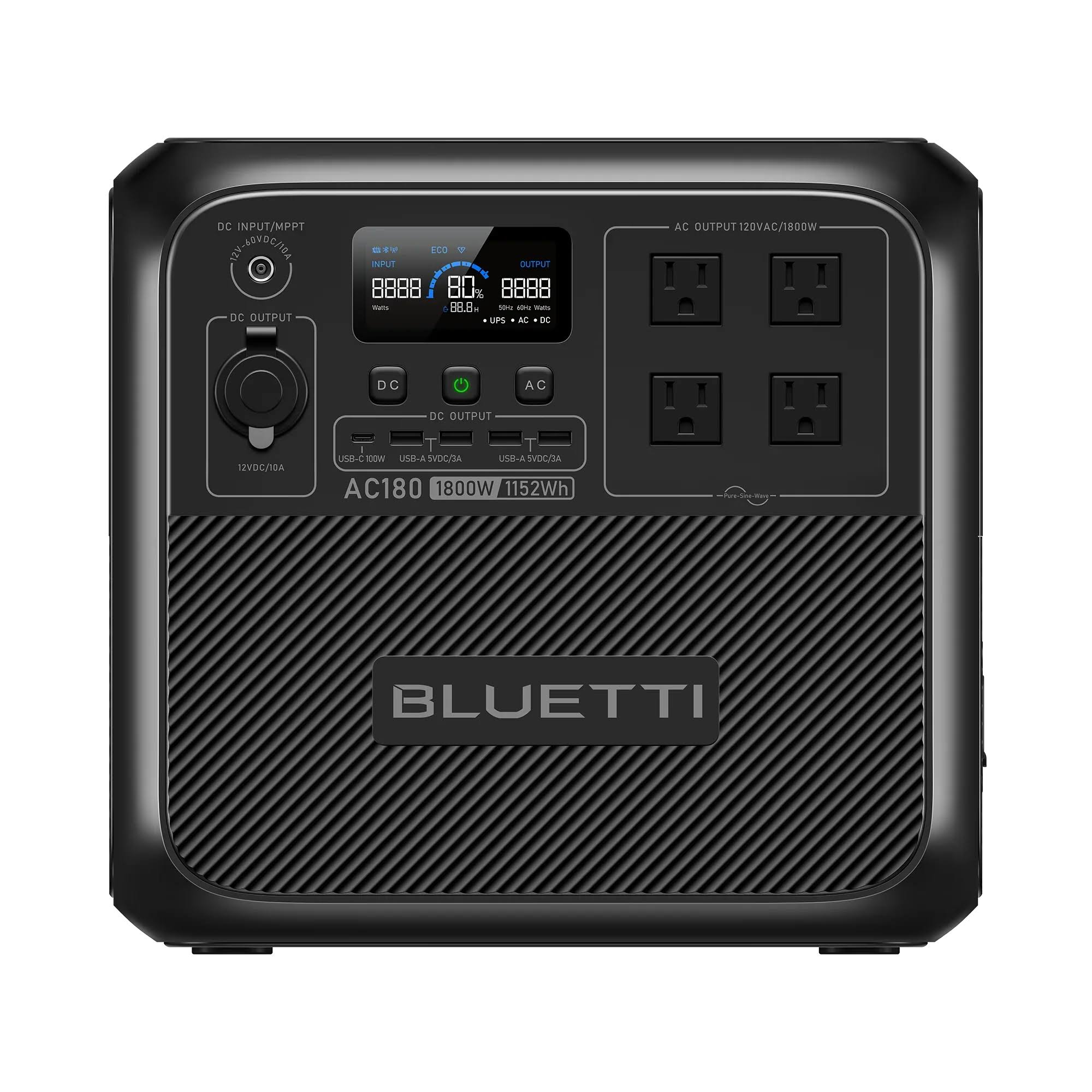 ed5eb0434ad025275e99a5e60abe6c22b898647662a5100dcc6dc34470aeb9a8.jpg BLUETTI AC180 Solar Portable Power Station | 1.800W 1.152Wh-Instock - Image 1
