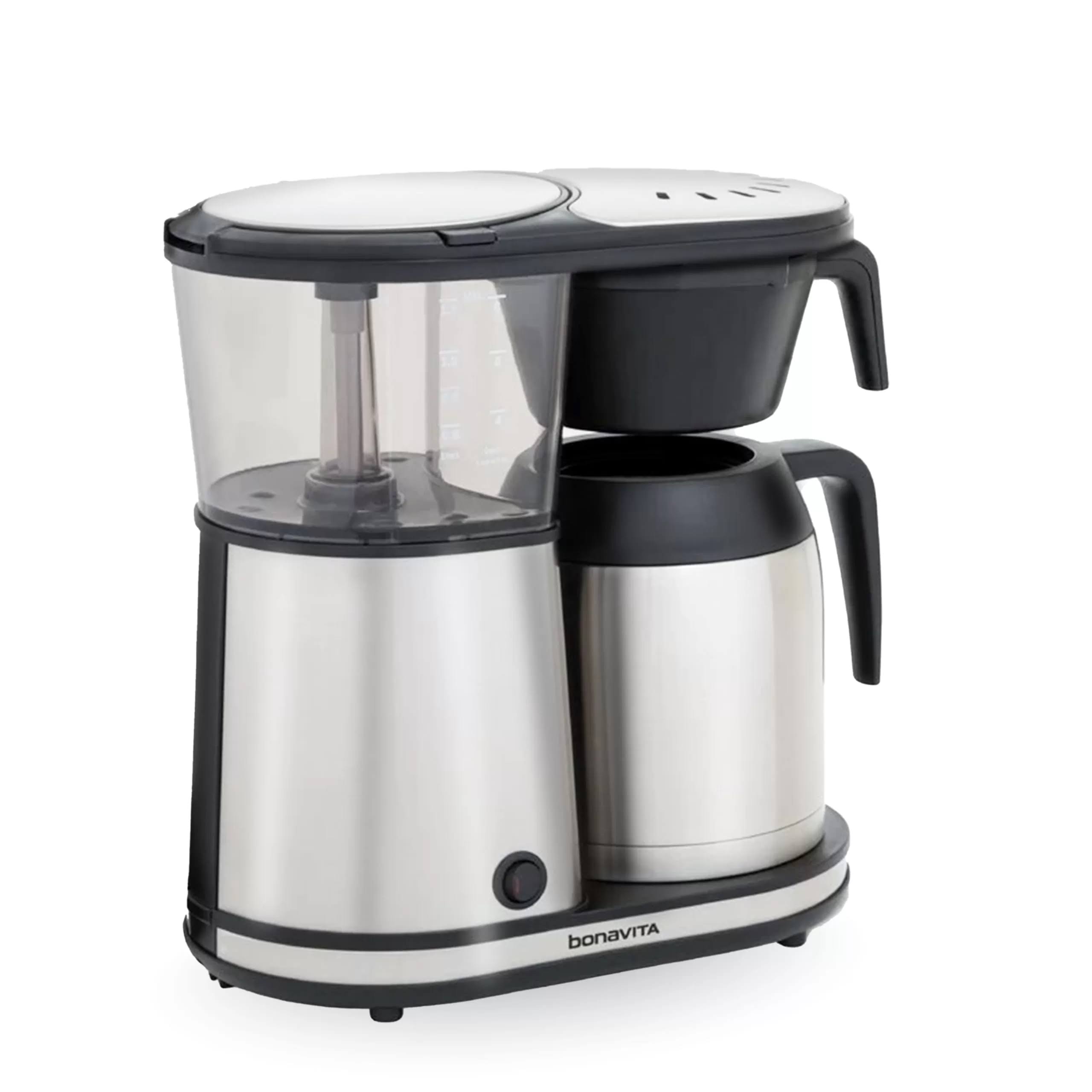 ed5fe3e4d3798dcc3b28b9a3bedd1dd7825007b8d8cf937bf4ab6322a04db42d.jpg Bonavita Connoisseur 8-Cup One-Touch Coffee Maker BV1901TS - Image 1