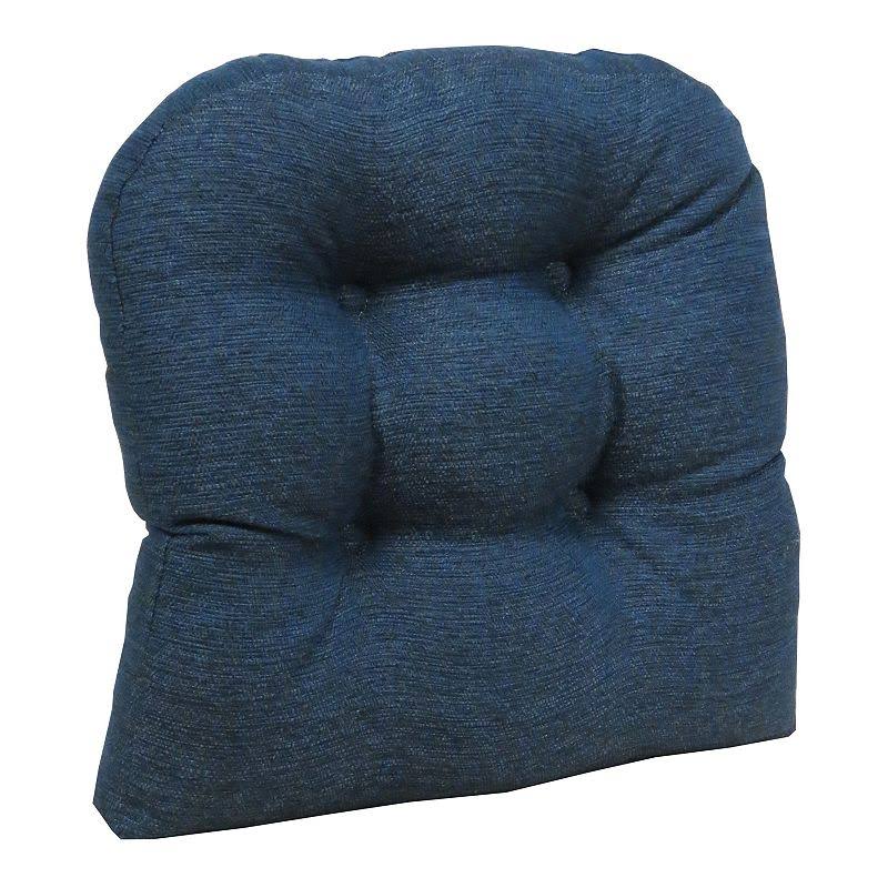 ed6b57d7b48f63cb45b19f847980c39a34267e0688c11ae9595a69956f59fb59.jpg Klear Vu Gripper Non-Slip 17 x 17 Omega Tufted Universal Dining Chair Cushion - Image 1