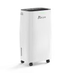 32-Pint Dehumidifier for 2500 sq. ft, Auto Continuous Drain Remove Moisture, Quiet Dehumidifier with Child Lock for Bathroom Basements and Large Room